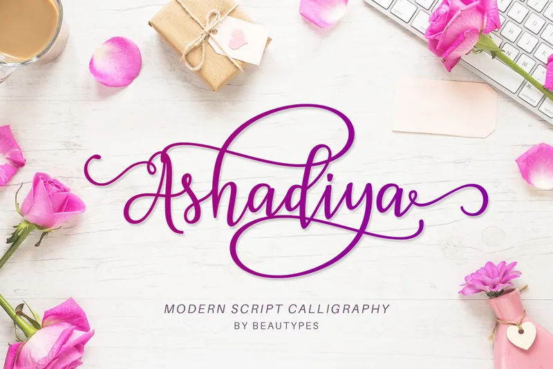 Ashadiya Script font