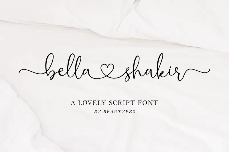Bella Shakir Handwritten font