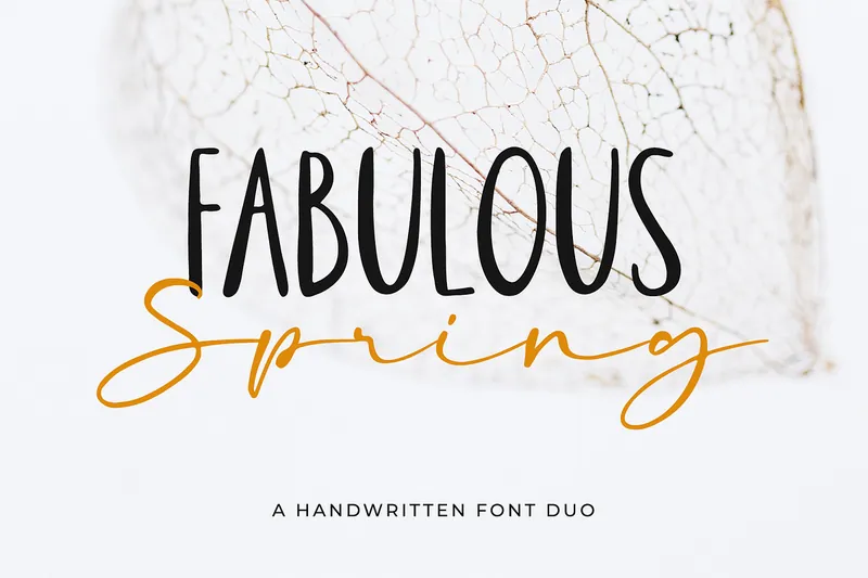 Fabulous Spring Sans Serif font
