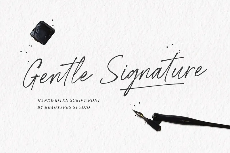 Gentle Signature Handwritten font