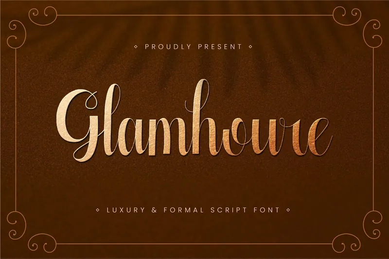 Glamhoure Handwritten font