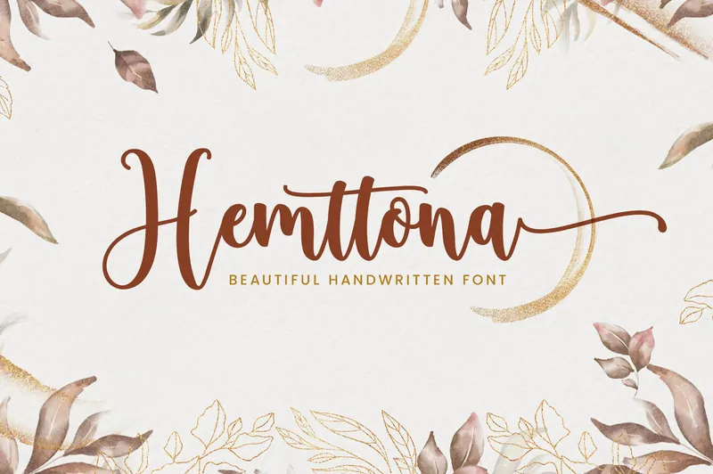 Hemttona Brush font