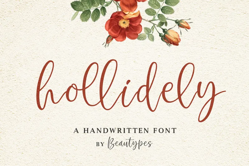Hollidely Handwritten font