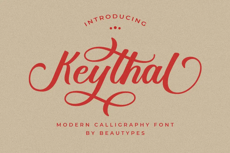 Keythal Script font
