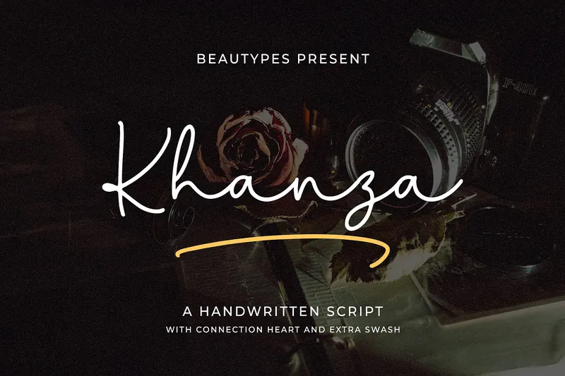Khanza Handwritten font