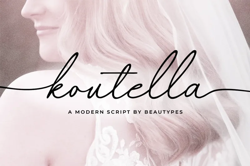 Koutella Script font