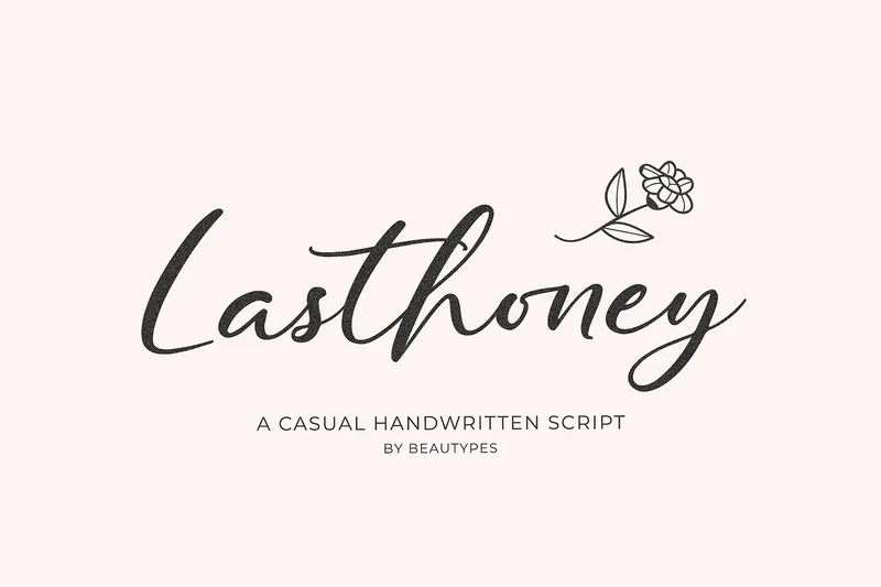 Lasthoney Handwritten font