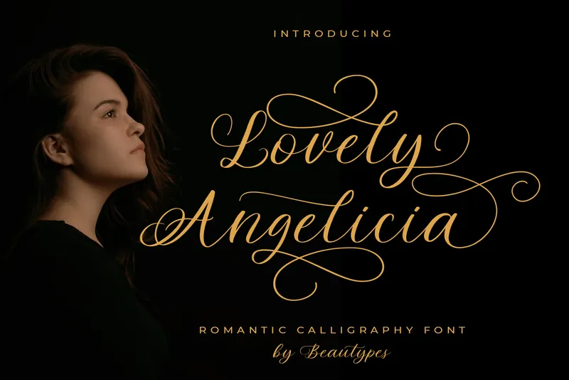 Lovely Angelicia Script font