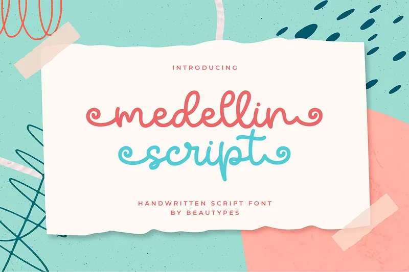 Medellin Script Handwritten font