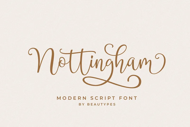 Nottingham Script Script font