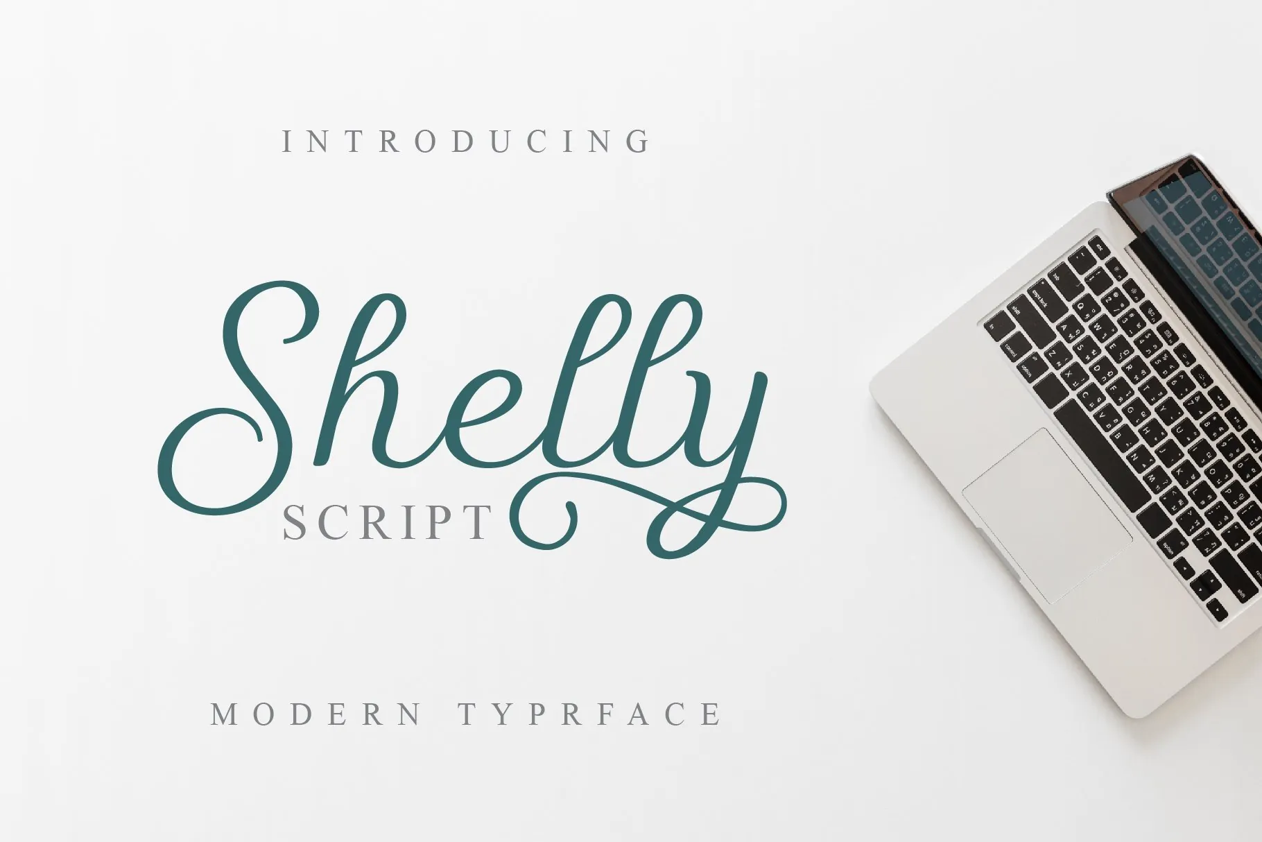 Shelly handwritten font cover