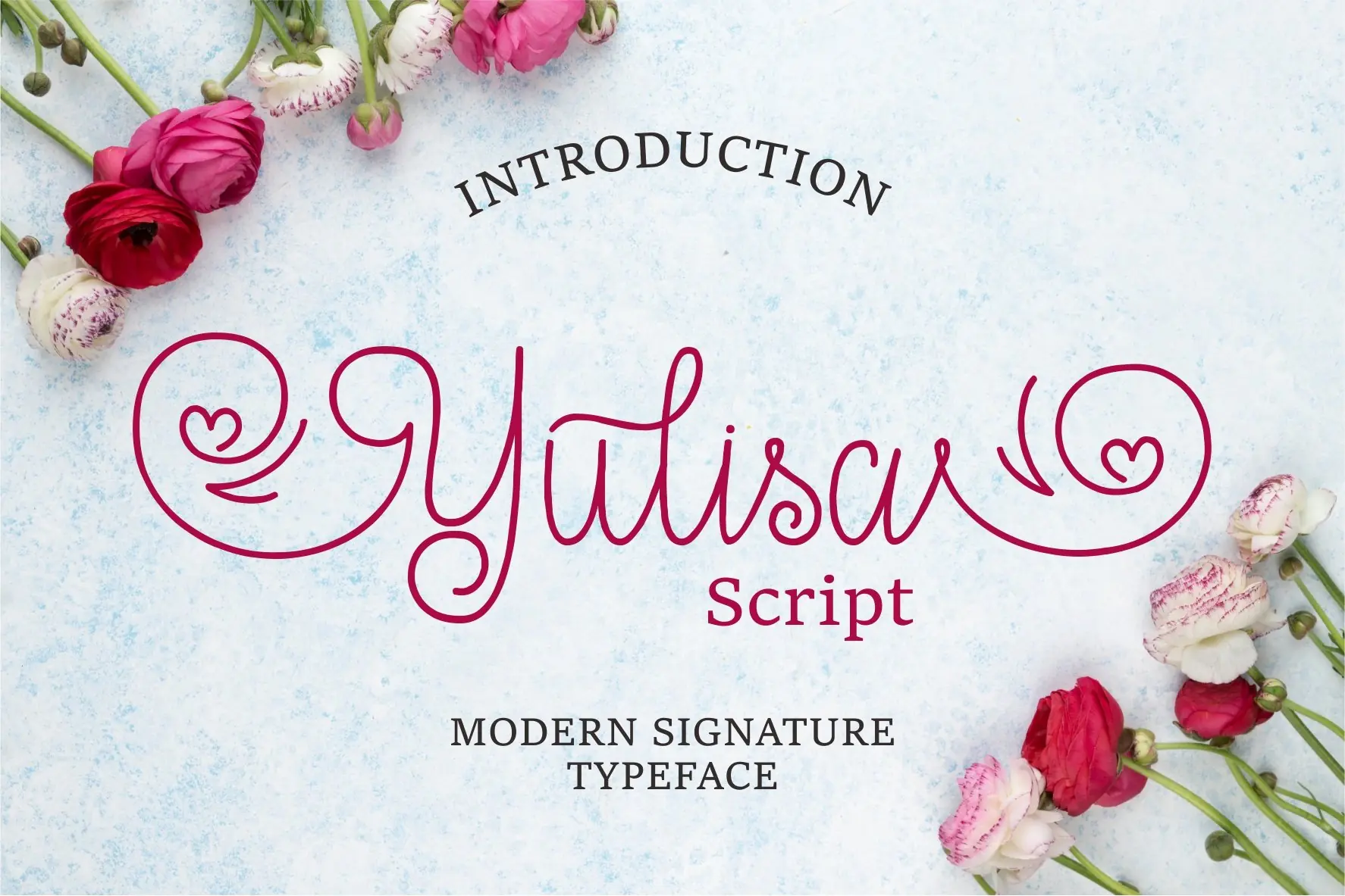 Yulisa handwritten font cover