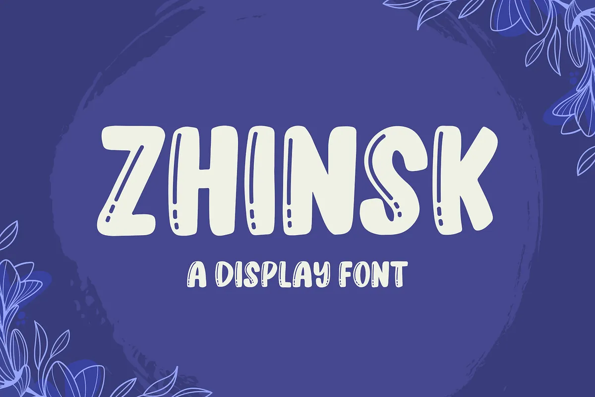 Zhinsk display font cover